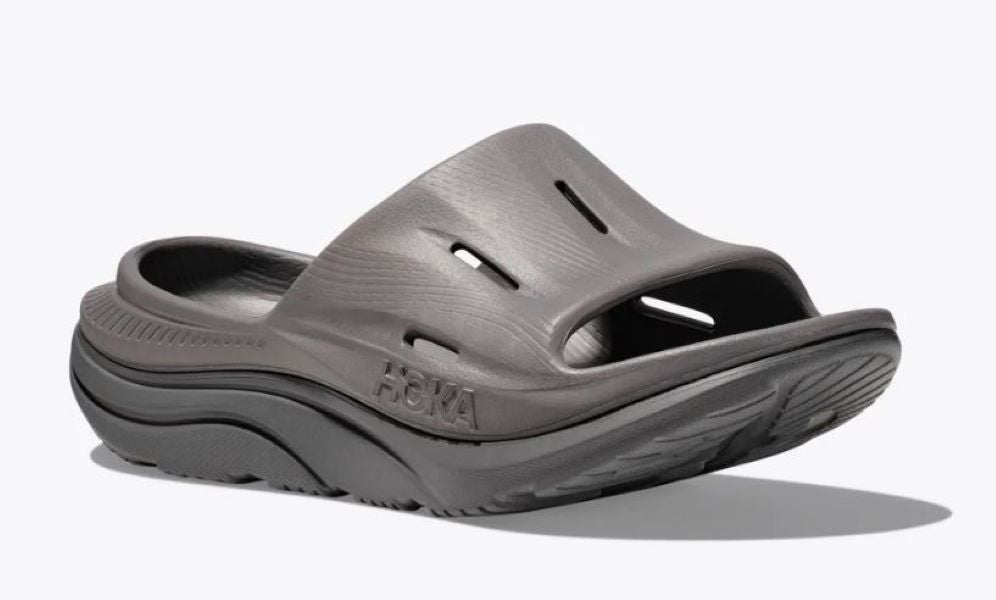 Hoka Grey/Grey Ora Recovery Slide 3 Men's Slides 1135061-GYGY