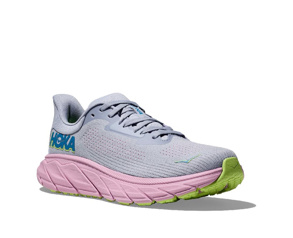 Hoka Gull/Pink Twilight Arahi 7 Women's Everyday Running Shoes 1147851-GLP