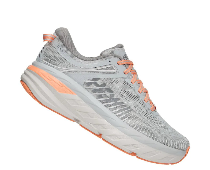 Hoka Harbor Mist And Sharkskin Bondi 7 Women's Running Shoes 1110519/31HMSH