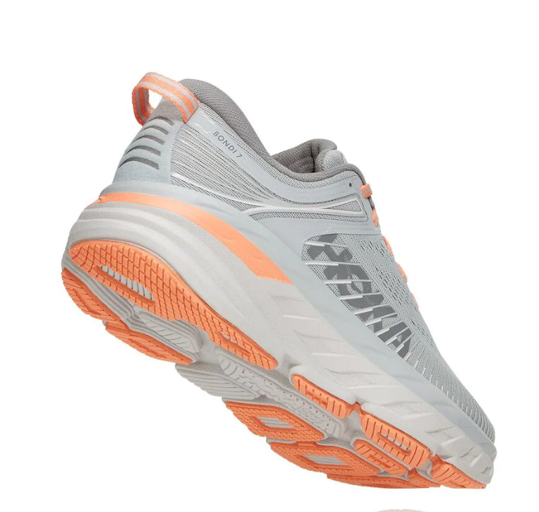 Hoka Harbor Mist And Sharkskin Bondi 7 Women's Running Shoes 1110519/31HMSH