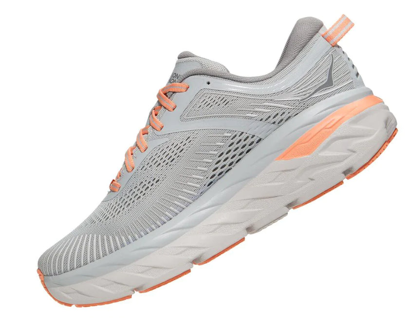 Hoka Harbor Mist And Sharkskin Bondi 7 Women's Running Shoes 1110519/31HMSH