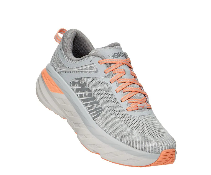 Hoka Harbor Mist and Sharkskin Bondi 7 Women's Running Shoes 1110519/31HMSH