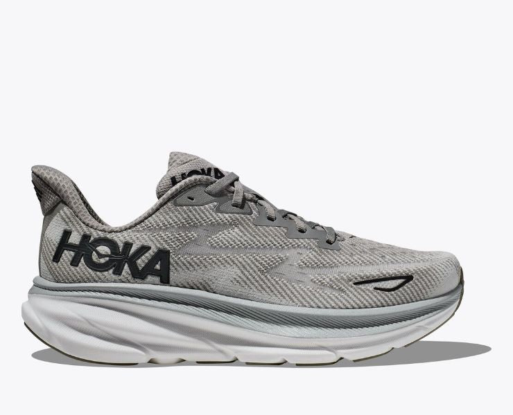 Hoka Harbor Mist/Black Clifton 9 Men's Running Shoes 1127895-HMBC