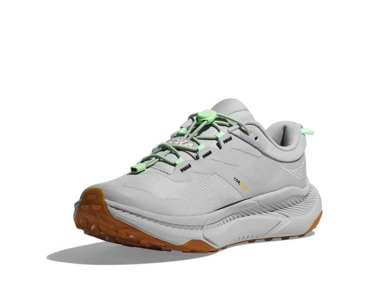 Hoka Harbor Mist/Lime Glow Transport Women's Athletic Shoes 1123154-HMLG