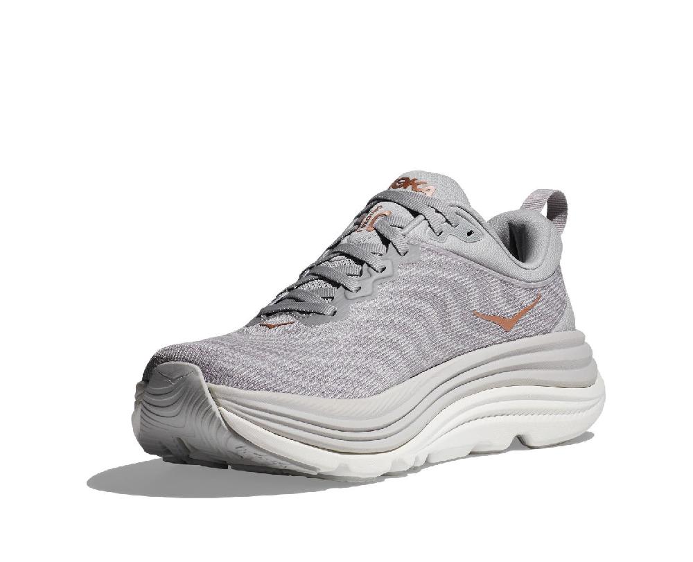 Hoka Harbor Mist/Rose Gold Gaviota 5 Wide Width Women's Running Shoes 1134270-HMRG