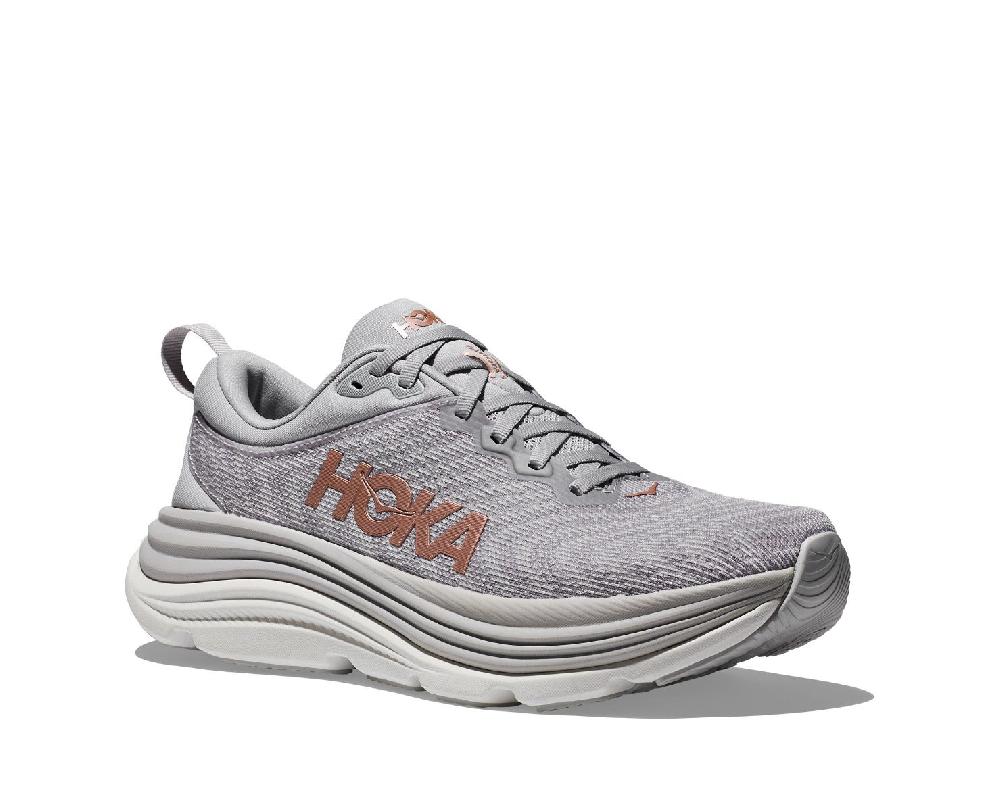Hoka Harbor Mist/Rose Gold Gaviota 5 Women's Running Shoes 1134235-HMRG