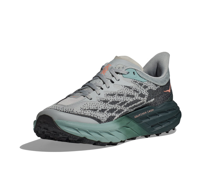 Hoka Harbor Mist/Spruce Speedgoat 5 Women's Wide With Running Shoes 1123160-HMSP