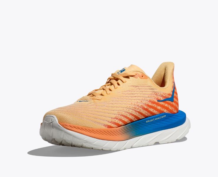 Hoka Impala/Vibrant Orange Mach 5 Men's Race Shoes 1127893-IVOR
