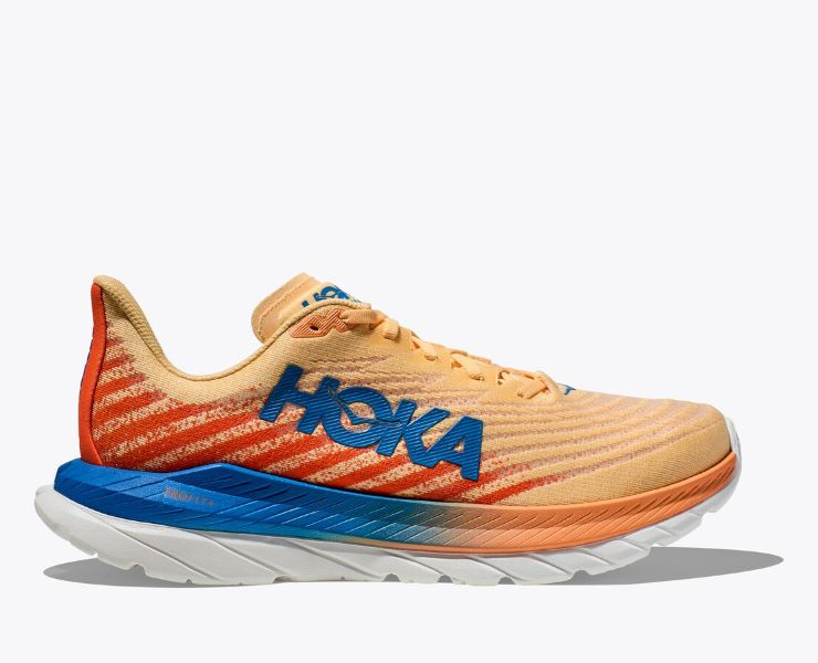 Hoka Impala/Vibrant Orange Mach 5 Men's Race Shoes 1127893-IVOR