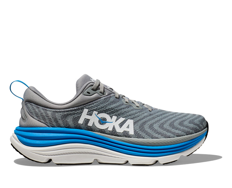 Hoka Limestone/Blue Gaviota 5 Wide Width Men's Athletic Shoes 1134234-LDVB