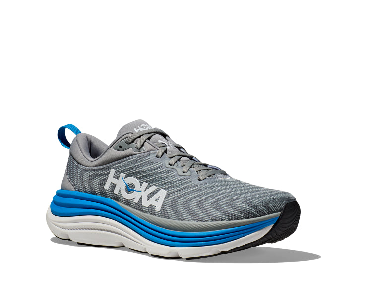 Hoka Limestone/Blue Gaviota 5 Wide Width Men's Athletic Shoes 1134234-LDVB