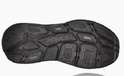 Hoka Men's Black/Black Wide Bondi 7 Comfort Running Shoe 1110530BBLC