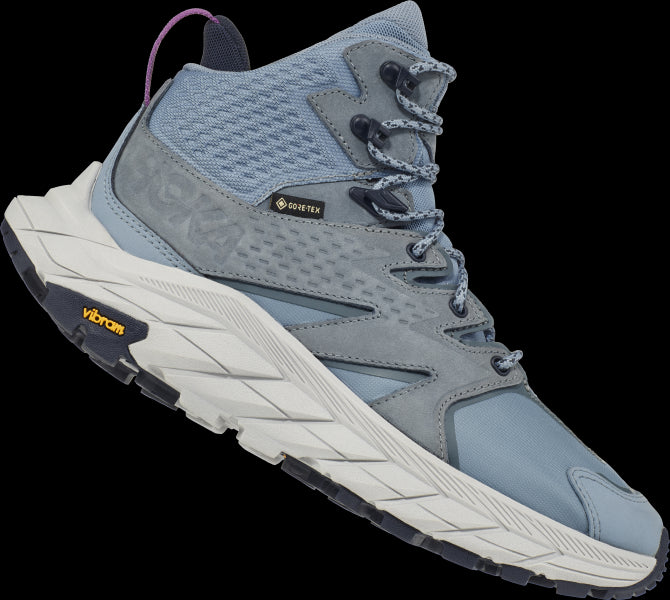 Hoka Mountain Spring/Harbor Mist Anacapa Mid GTX Women's Hiking Shoes 1119372-MSHM