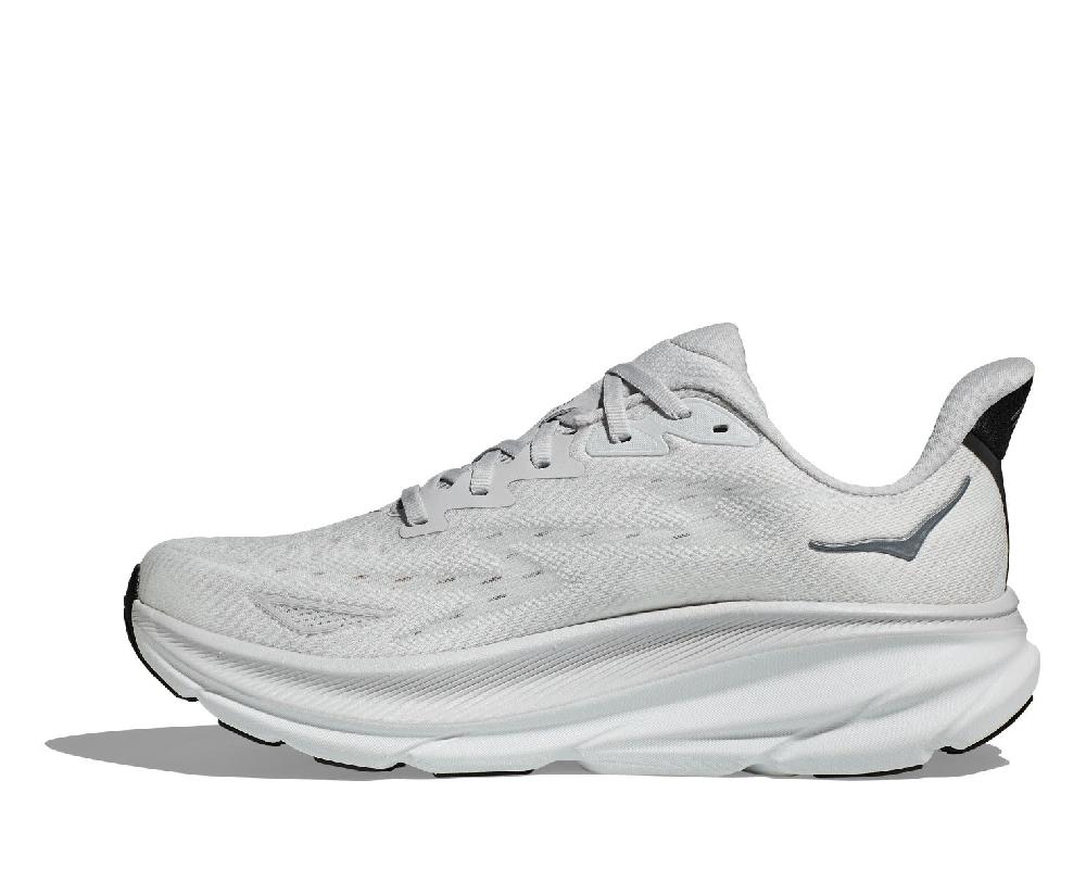 Hoka Nimbus Cloud/Steel Wool Men's Clifton 9 Wide Width Men's Running Shoes 1132210-NCSW