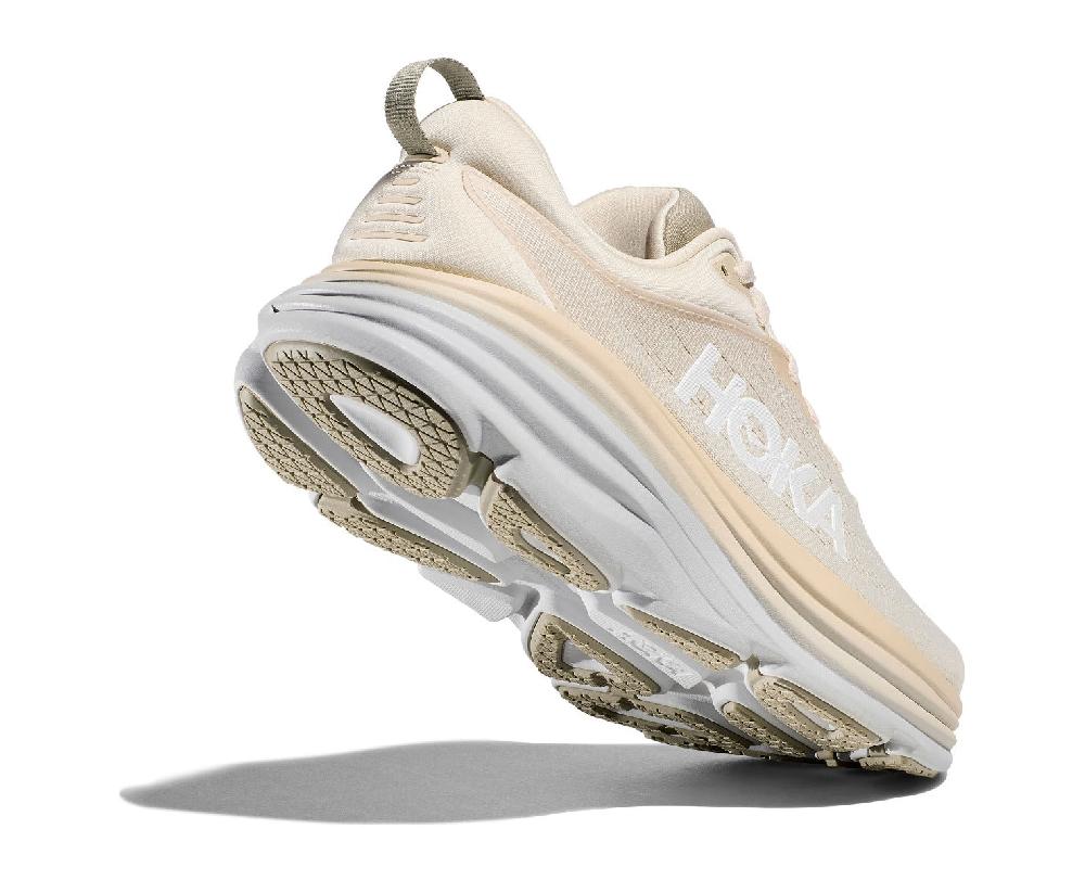 Hoka Oat Milk/Barley Bondi 8 Men's Running Shoes 1123202-OKB