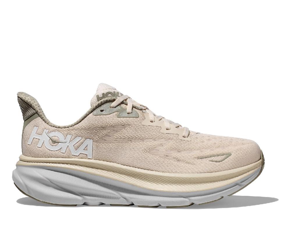 Hoka Oat Milk/Barley Clifton 9 Men's Running Shoes 1127895-OKB