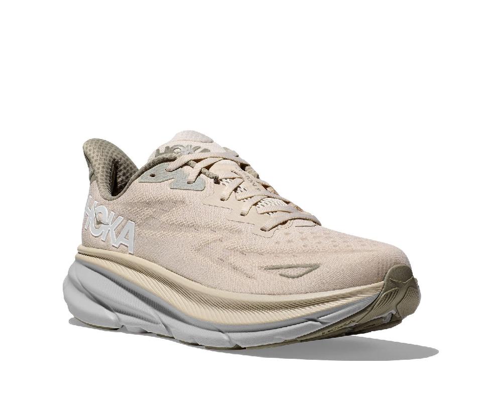 Hoka Oat Milk/Barley Clifton 9 Men's Running Shoes 1127895-OKB