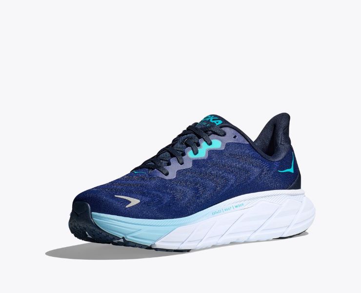 Hoka Outer Space/Bellweather Blue Arahi 6 Men's Running Shoes 1123194-OSBB