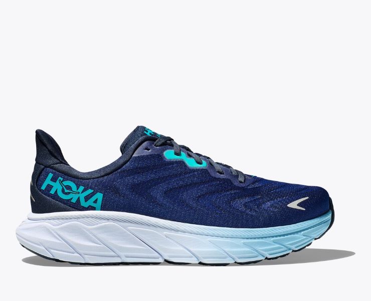 Hoka Outer Space/Bellweather Blue Arahi 6 Men's Running Shoes 1123194-OSBB