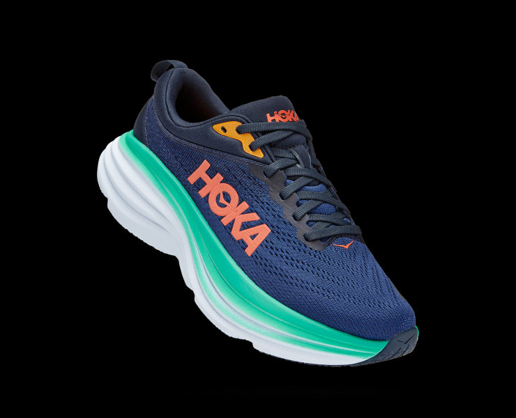 Hoka Outer Space/Bellwether Blue Bondi 8 Women's Running Shoes 1127952-OSBB