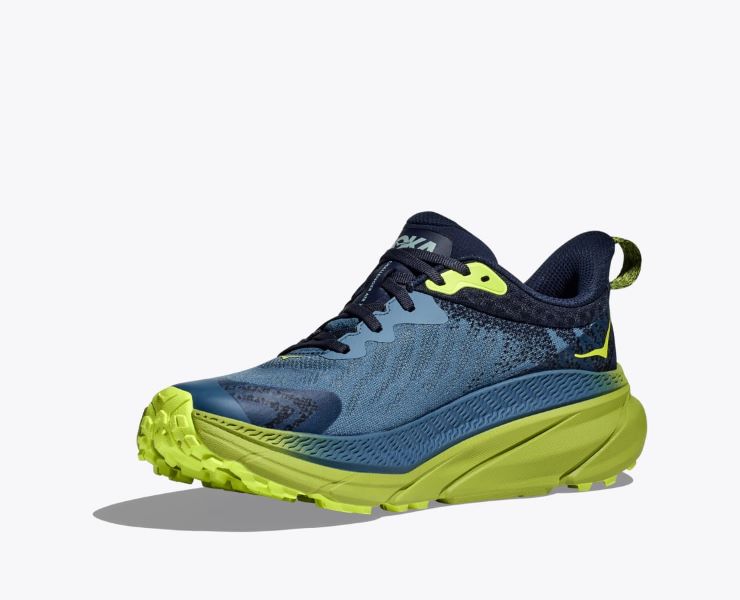 Hoka Outer Space/Dark Citron Challenger 7 GTX Men's Trail Running Shoes 1134501-OSDC