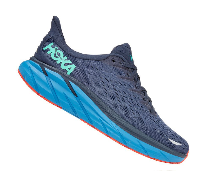 Hoka Outer Space With Vallarta Blue Clifton 8 Men's Running Shoes 1119393/74-OSVB