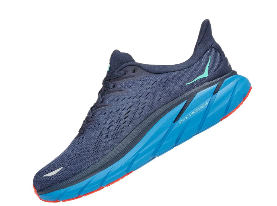 Hoka Outer Space With Vallarta Blue Clifton 8 Men's Running Shoes 1119393/74-OSVB