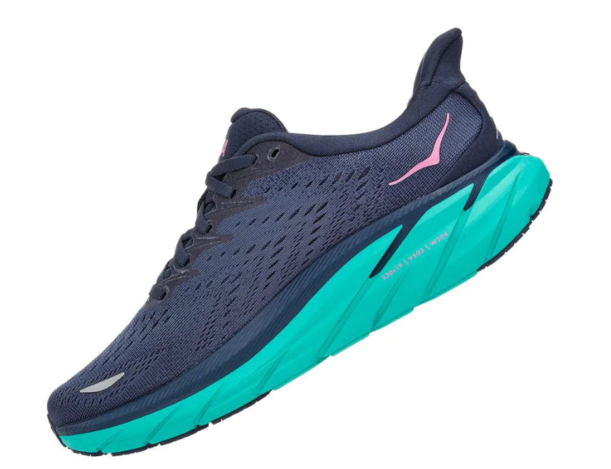 Hoka Outerspace With Atlantis Clifton 8 Ladies Running Shoes 1119394/75OSAT