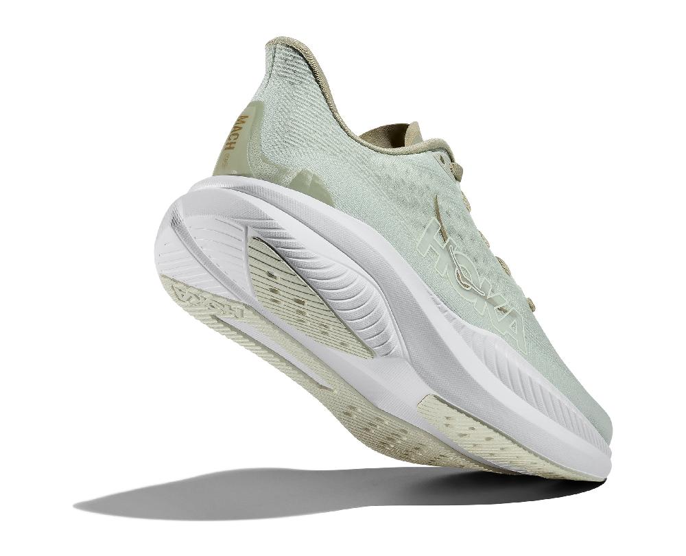 Hoka Oyster Mushroom/Truffle Salt Mach 6 Women's Running Shoes 1147810-ORF