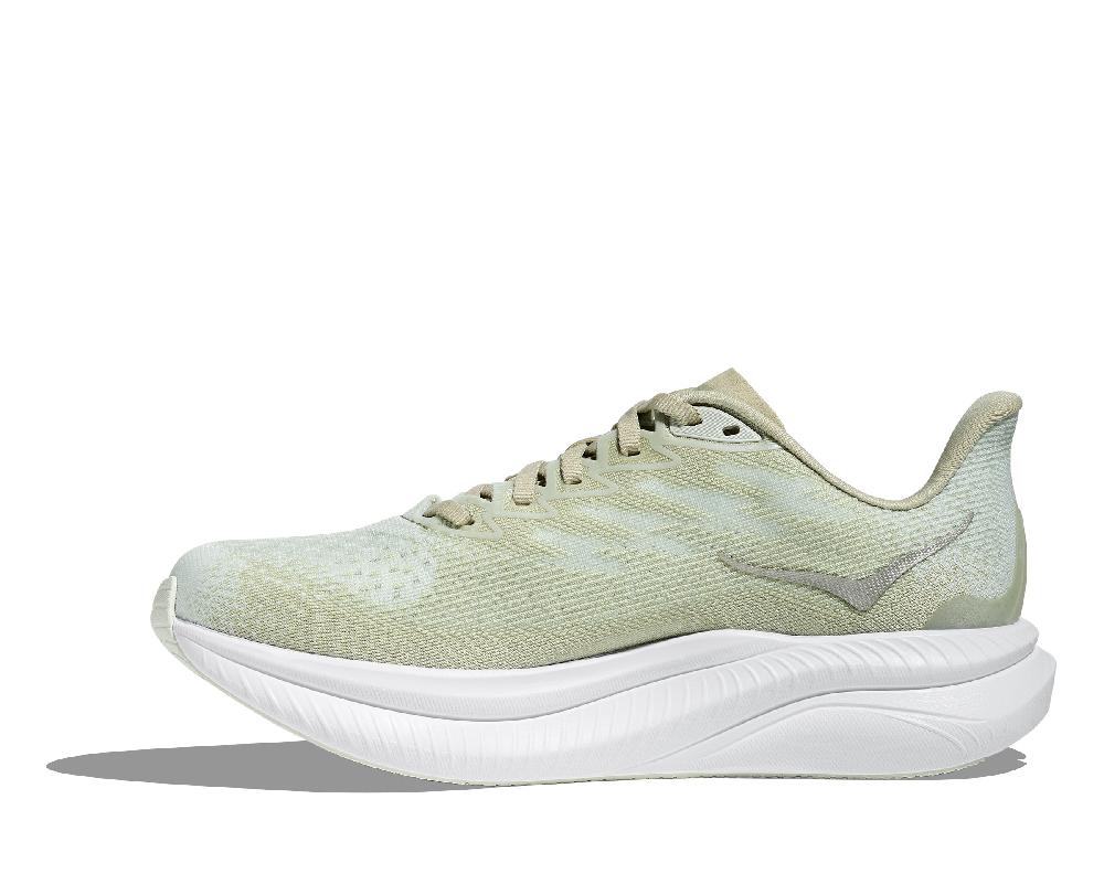 Hoka Oyster Mushroom/Truffle Salt Mach 6 Women's Running Shoes 1147810-ORF