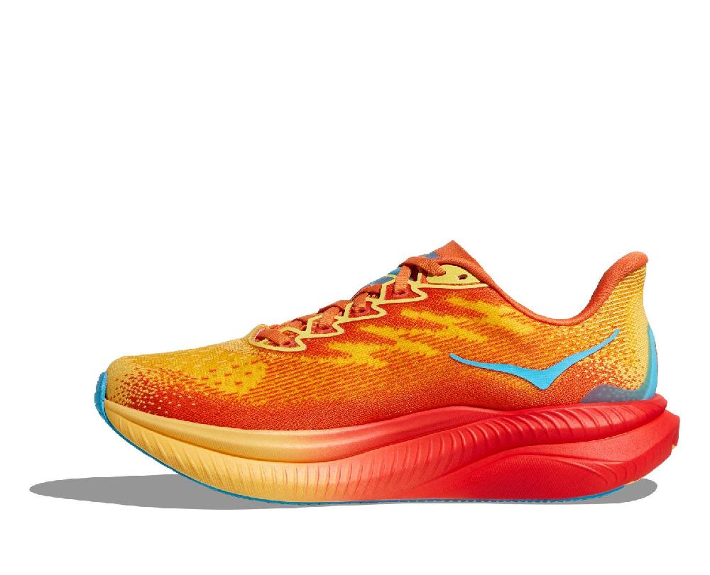 Hoka Poppy/Squash Mach 6 Men's Running Shoes 1147790-PYS