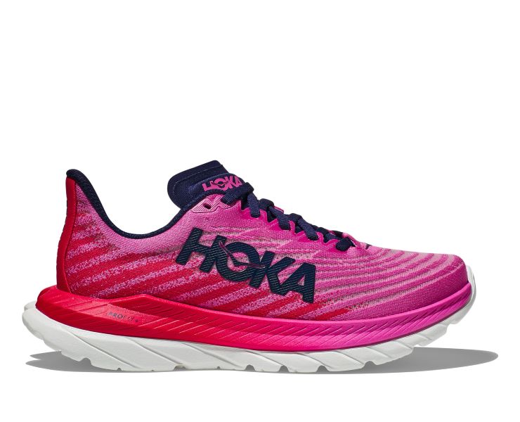 Hoka Raspberry/Strawberry Mach 5 Women's Running Shoes 1127894-RSRW