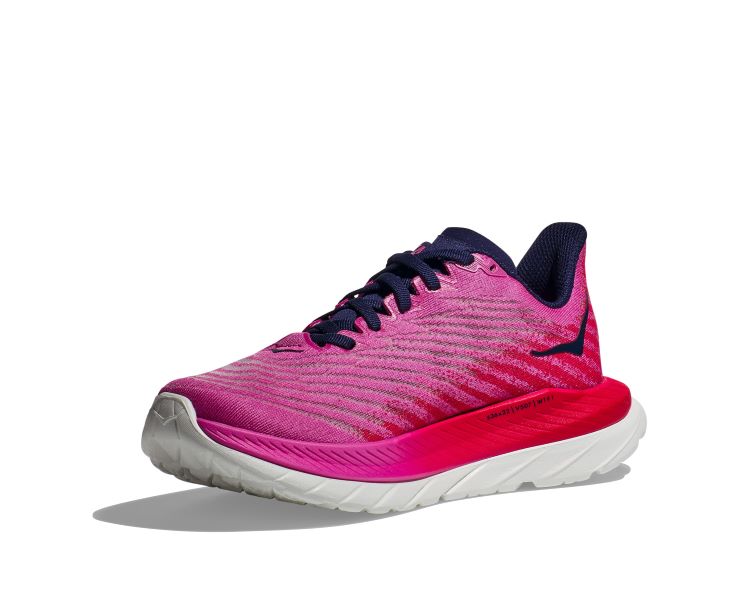 Hoka Raspberry/Strawberry Mach 5 Women's Running Shoes 1127894-RSRW