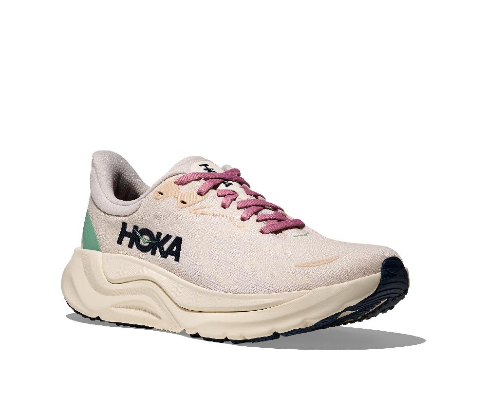 Hoka Rose Cream/Alabaster Arahi 8 Women's Wide Width Running Shoes 1168711-RCRM