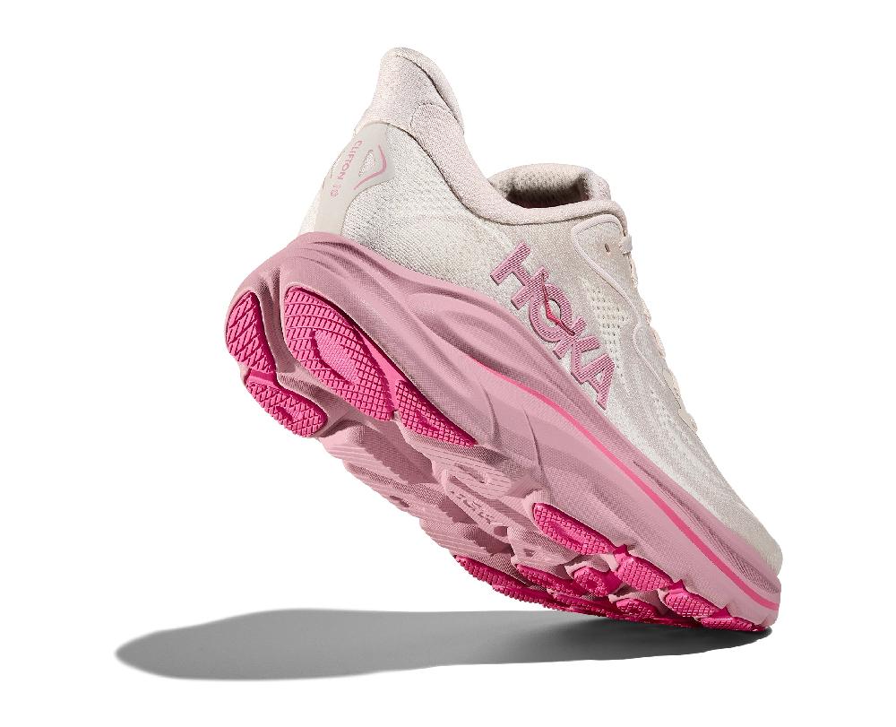 Hoka Rose Cream/Dried Rose Clifton 10 Women's Running Shoes 1162031-RMD