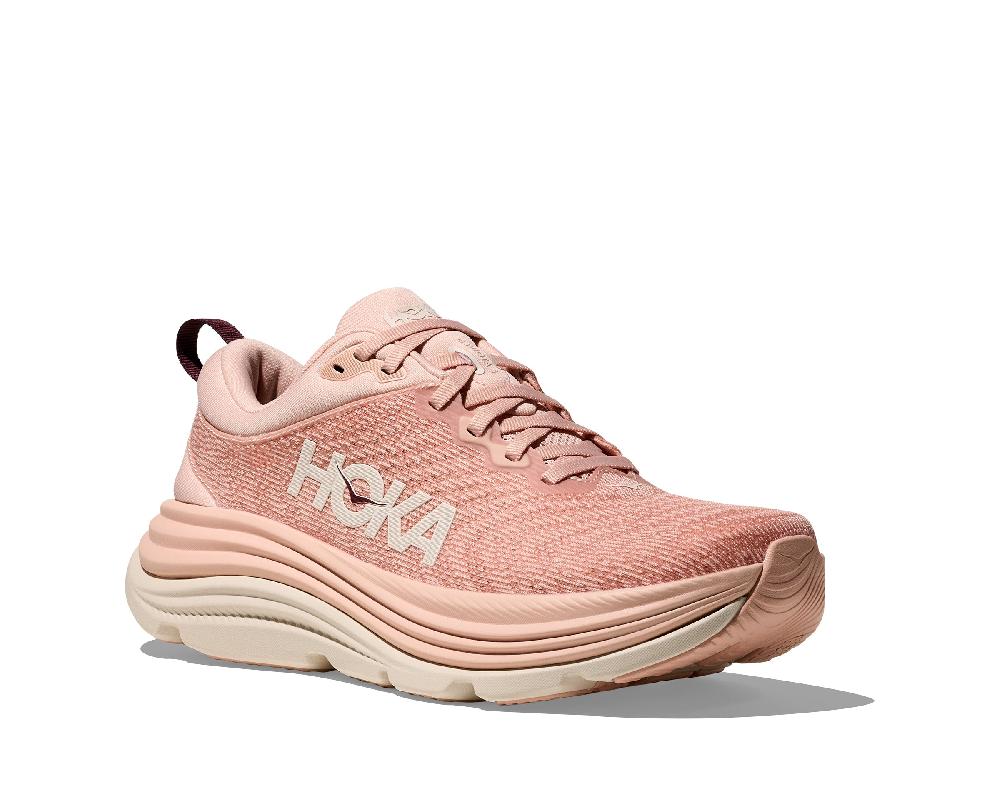 Hoka Rose Latte/Rose Cream Gaviota 5 Women's Running Shoes 1134235-RLTT