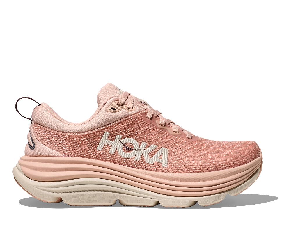 Hoka Rose Latte/Rose Cream Gaviota 5 Women's Running Shoes 1134235-RLTT