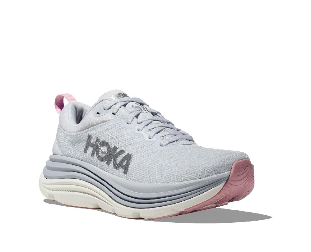 Hoka Sea/Ice/Pink Twilight Gaviota 5 Women's Wide Width Running Shoes 1134270-SCP
