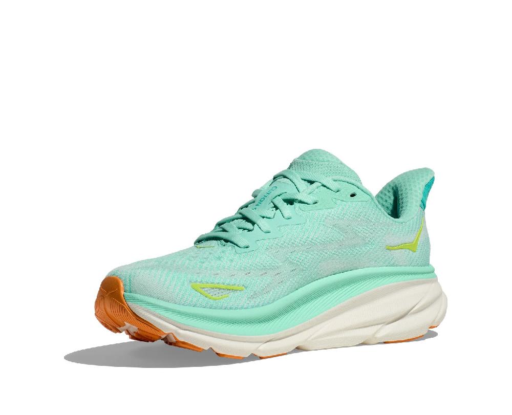 Hoka Seafoam/Aqua Clifton 9 Women's Running Shoes 1127896-SMQ