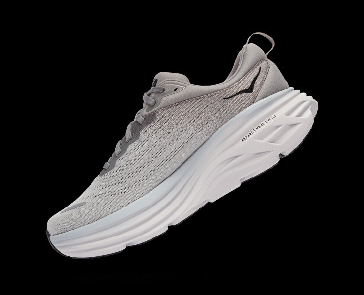 Hoka Sharkskin/Harbor Mist Bondi 8 Men's Athletic Shoes 1123202-SHMS