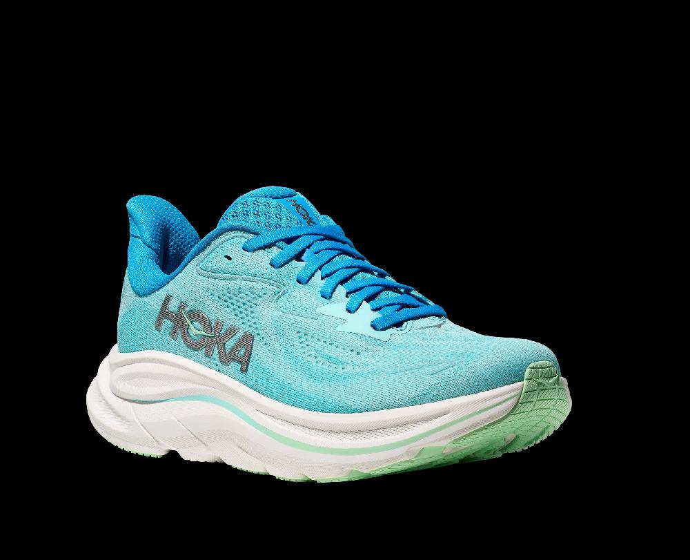 Hoka Skyward Blue/Cielo Blue Clifton 10 Women's Xtra Wide Width Running Shoes 1162052-SKYW