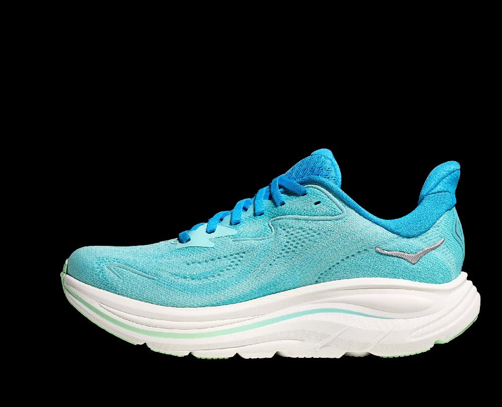 Hoka Skyward Blue/Cielo Blue Clifton 10 Women's Xtra Wide Width Running Shoes 1162052-SKYW