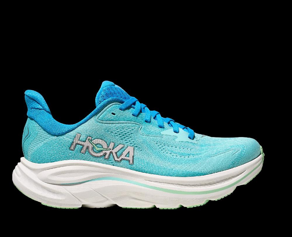 Hoka Skyward Blue/Cielo Blue Clifton 10 Women's Xtra Wide Width Running Shoes 1162052-SKYW