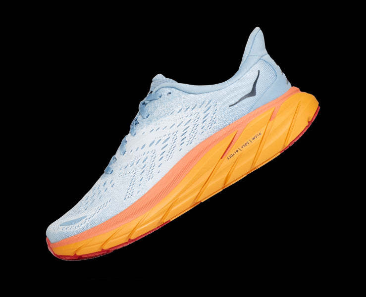 Hoka Summer Song/Ice Flow Clifton 8 Womens Running Shoes 1119394-SSIF