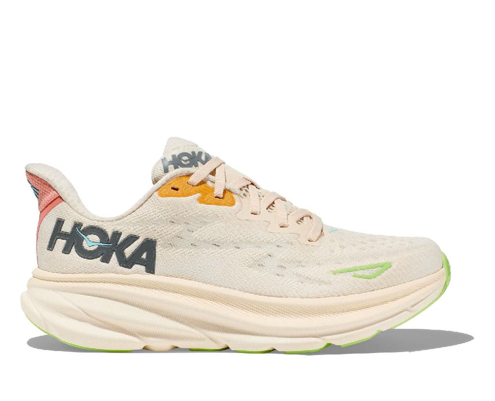 Hoka Vanilla/Astral Clifton 9 Wide Width Women's Running Shoes 1132211-VLS