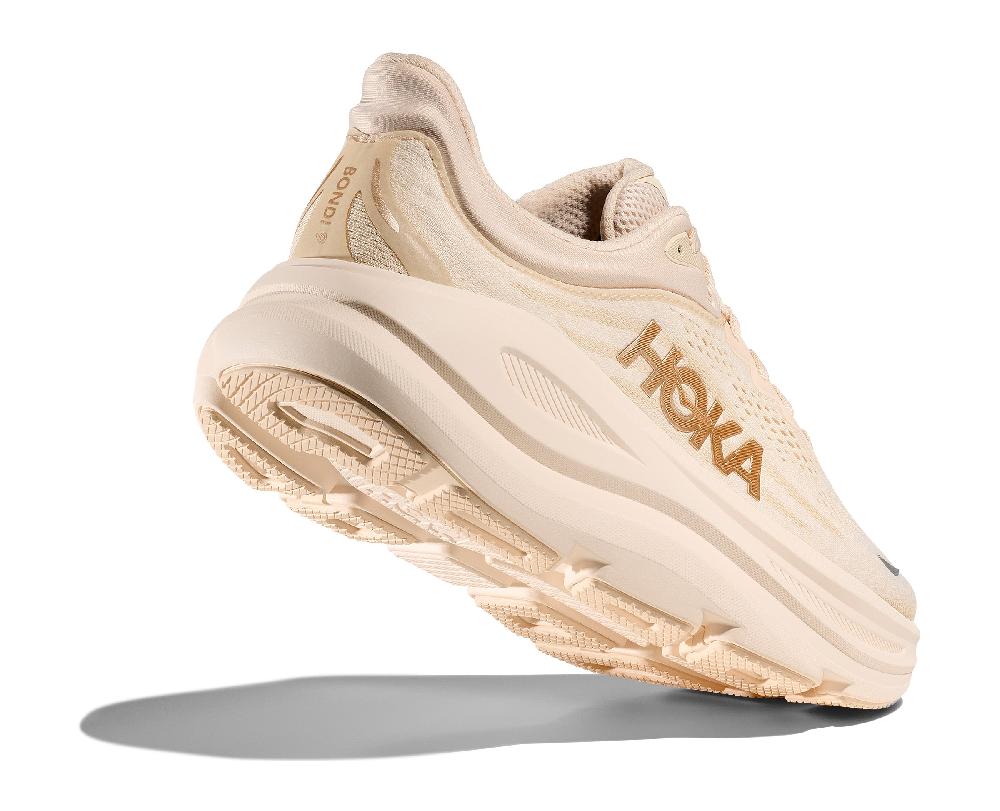 Hoka Vanilla/Birch Bondi 9 Women's Running Shoes 1162012-VCH