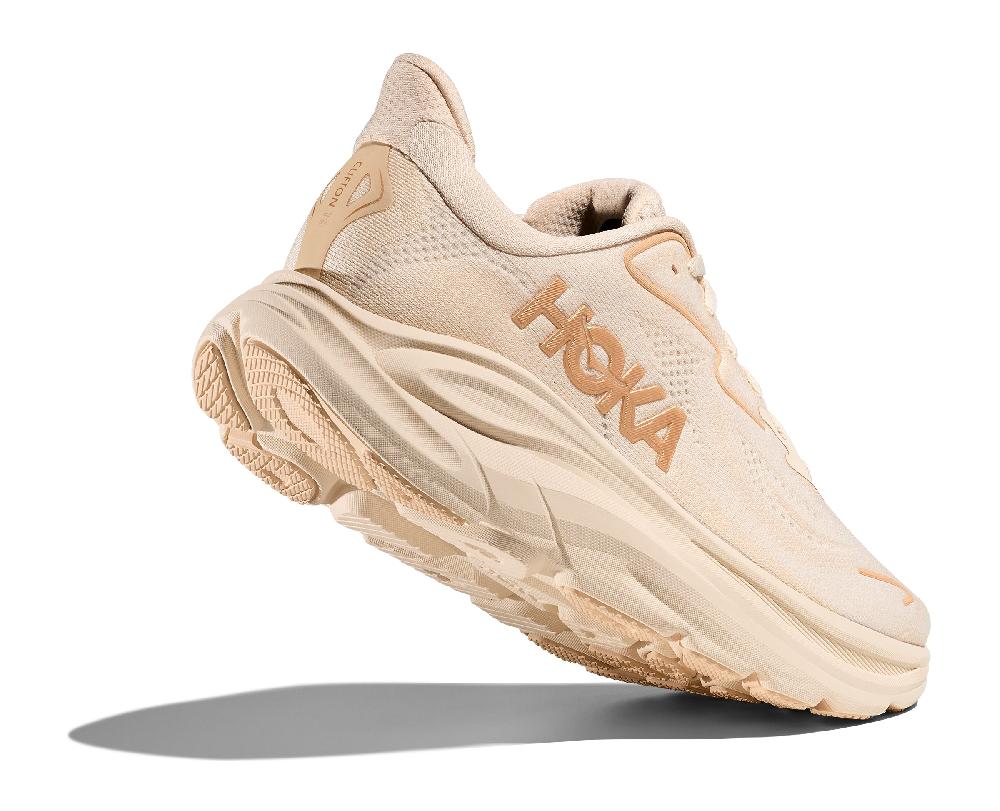 Hoka Vanilla/Birch Clifton 10 Women's Wide Width Running Shoes 1162050-VCH