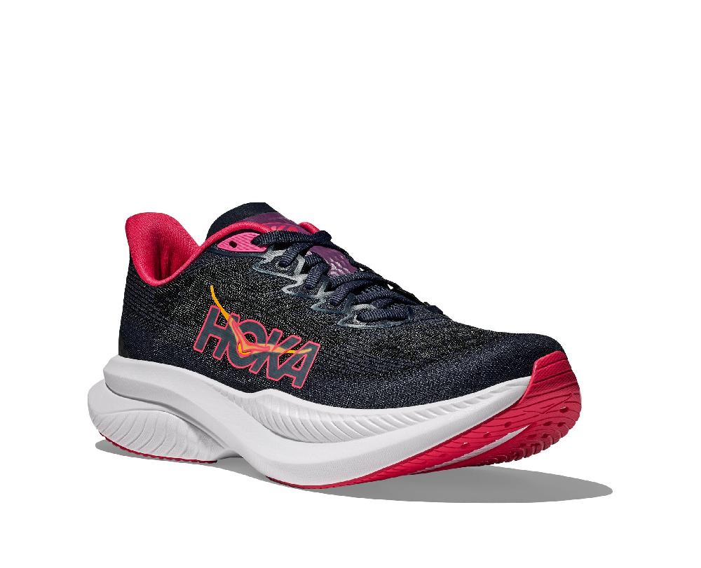 Hoka Varsity/Navy Dusk Mach 6 Women's Running Shoes 1147810-VLD