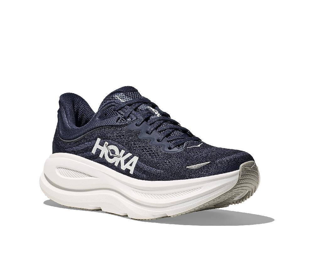 Hoka Varsity Navy/White Bondi 9 Men's Running Shoes 1162011-VYN