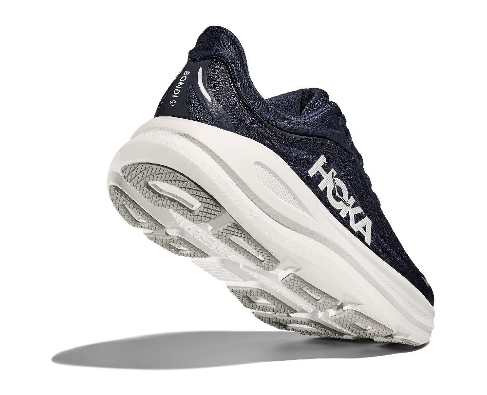 Hoka Varsity Navy/White Bondi 9 Xtra Wide Width Men's Running Shoes 1162015-VYN